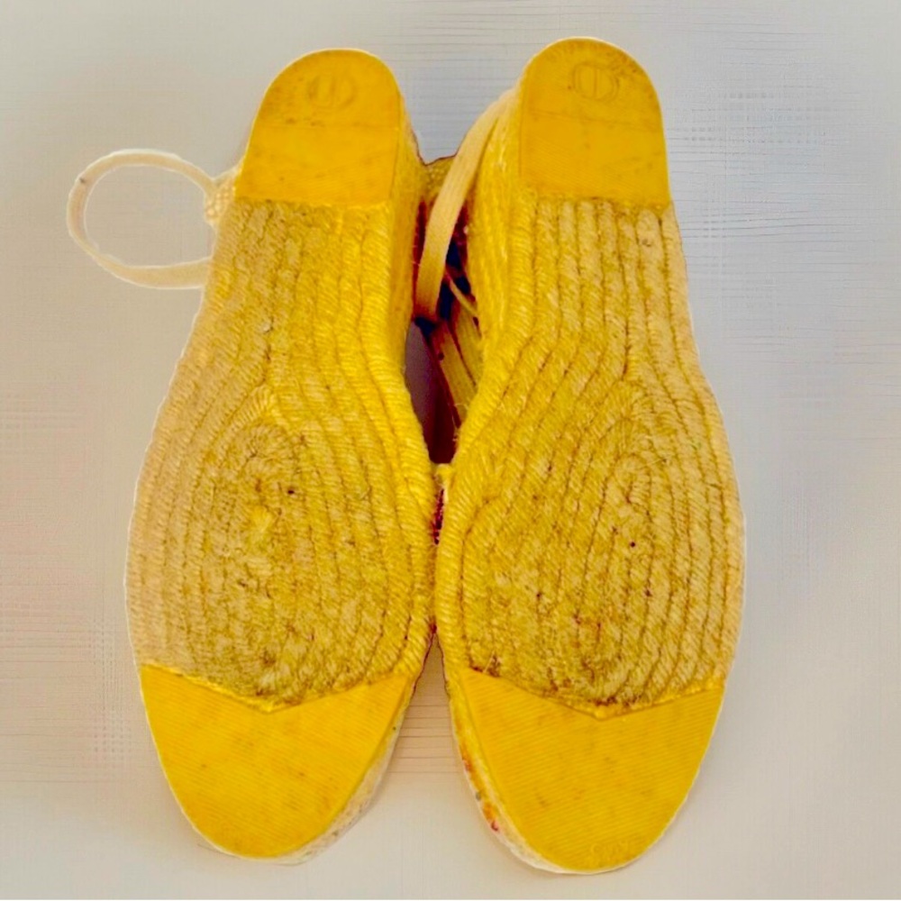 Andre Assous Madrid Canvas Wedge Espadrilles - Picture 4 of 5